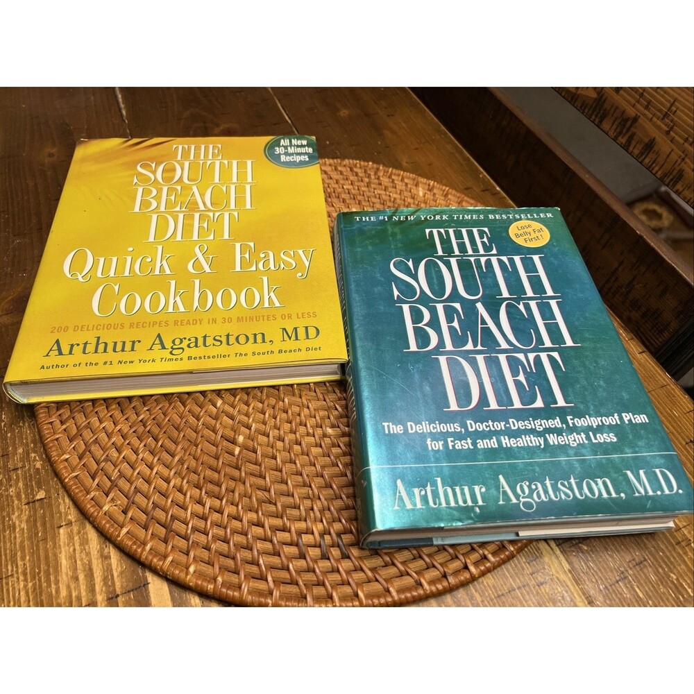 South Beach Diet Book And SBD Quick And Easy Cookbook By Arthur Agatston MD